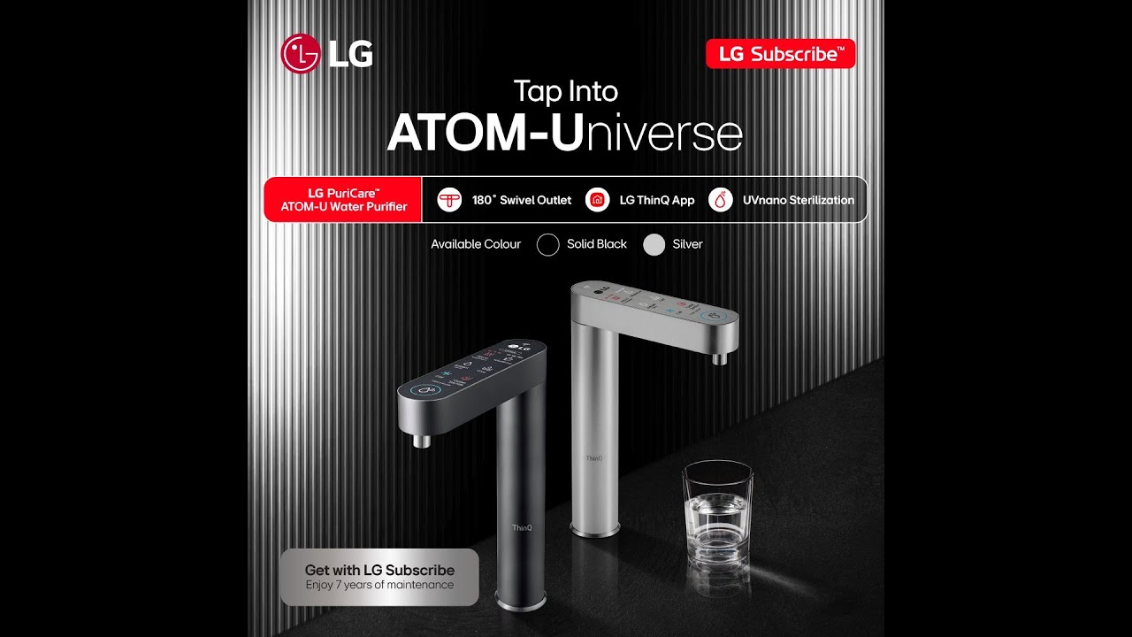 LG PuriCare&trade; ATOM U &ndash; The sleekest undersink water purifier