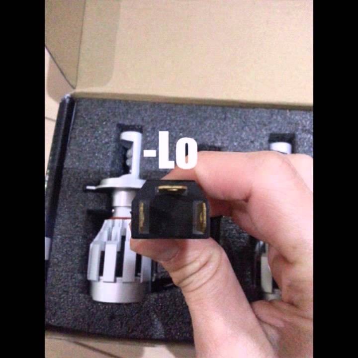 中華　LED ヘッドライト　H4 Hi Lo をテストしてみた。