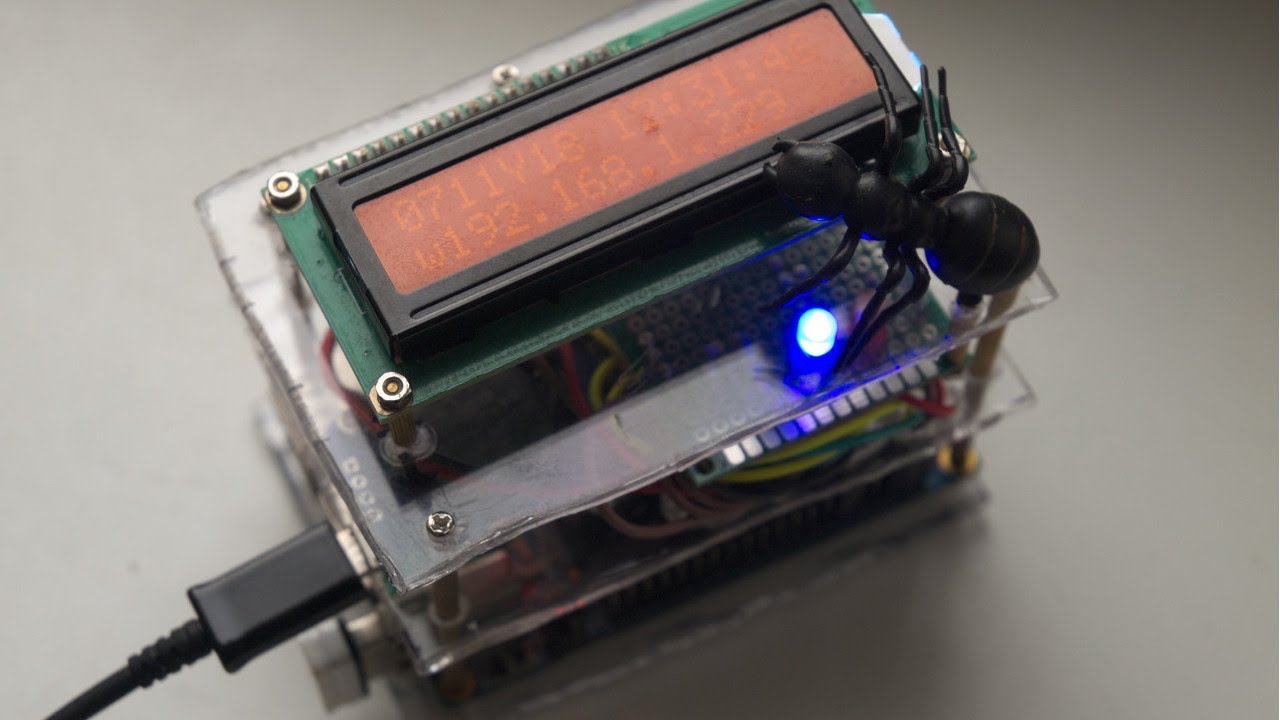 Orange Pi PC as a Server on Armbian with Status Screen on Node.js