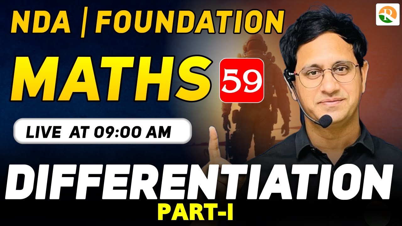 Differentiation for NDA | NDA Maths online Classes | NDA Maths Class 2024 | NDA Maths 2024