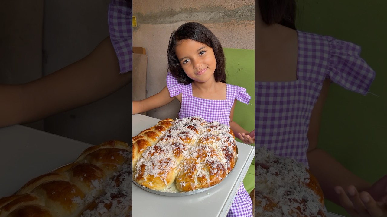 D&eacute;bora fez p&atilde;o doce 🥖🥰