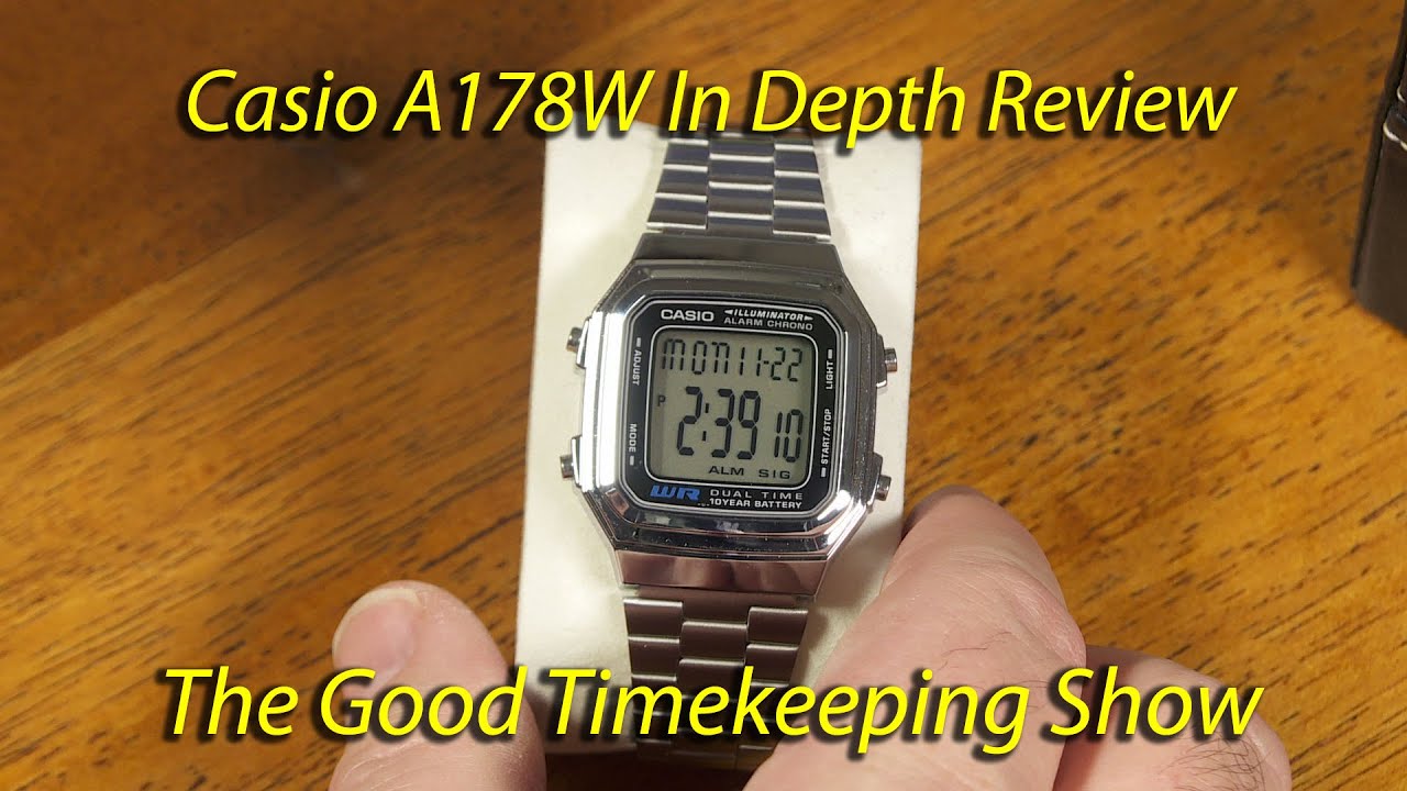 Casio A178W In Depth Review