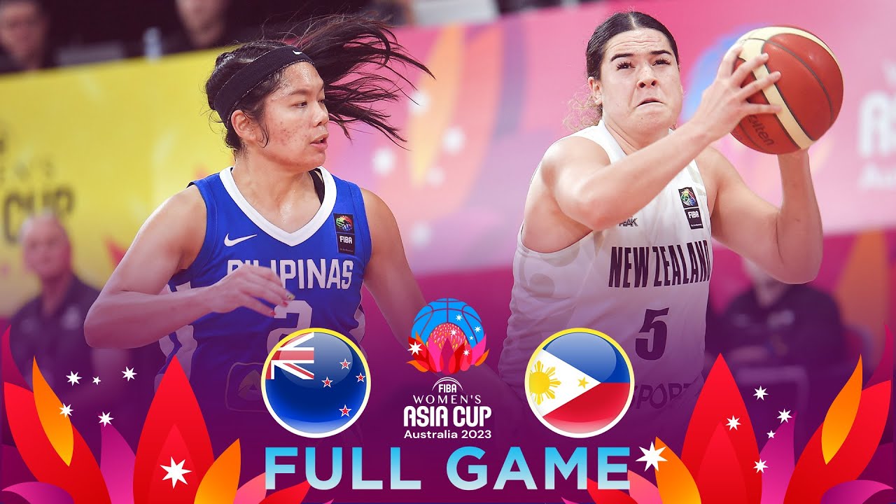 New Zealand v Philippines | Full Basketball Game | FIBA Women's Asia Cup 2023 - Division A