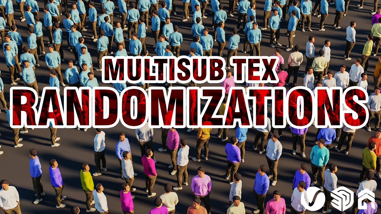 HOW TO USE MULTISUBTEX IN VRAY FOR RANDOM MATERIALS