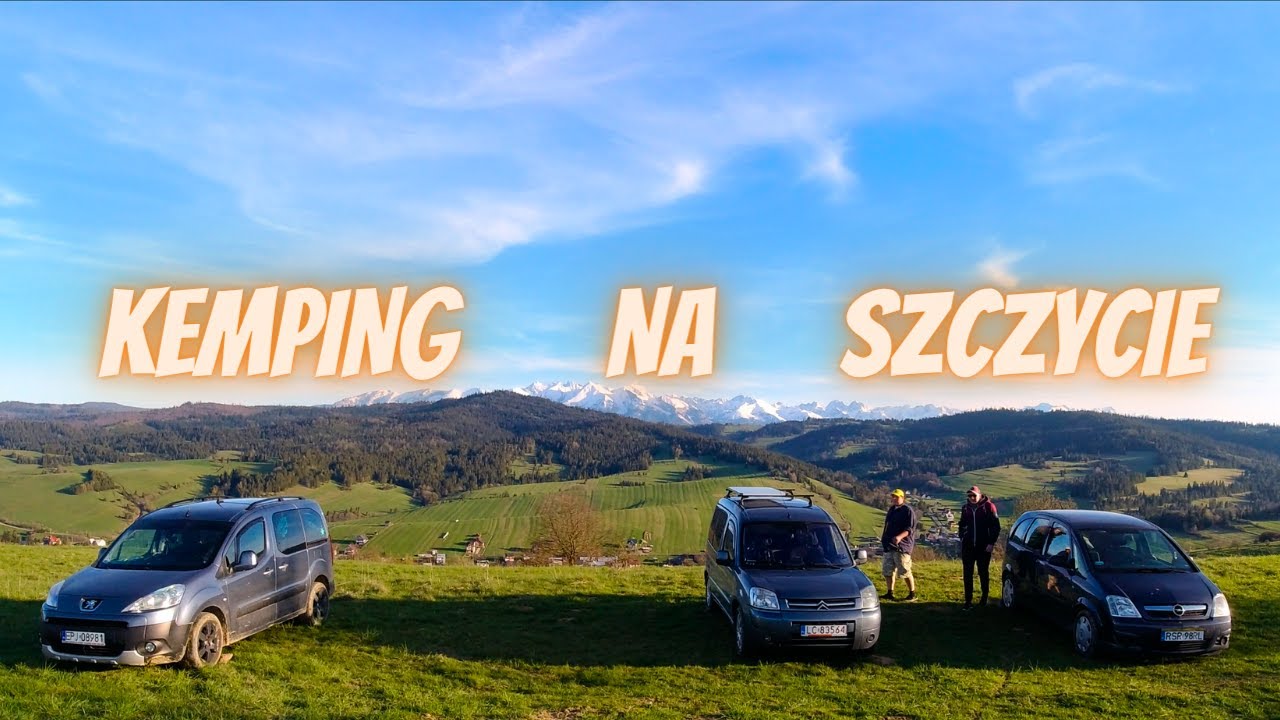 Wjechaliśmy na szczyt ⛰️ i zostaliśmy na noc 🌛- górska przygoda 😃