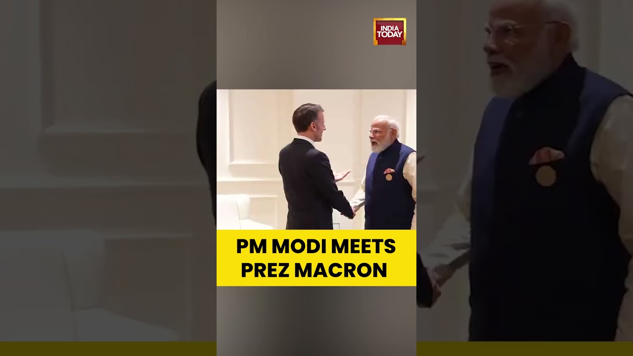 PM Narendra Modi Holds A Meeting With French President Emmanuel Macron | Delhi #indiafrance #macron