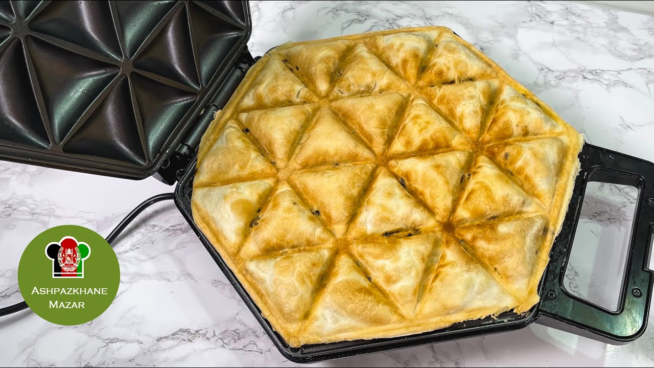 Samosas in under 30min using a Samosa Maker | سمبوسه عالی وراحت به ماشین سمبوسه