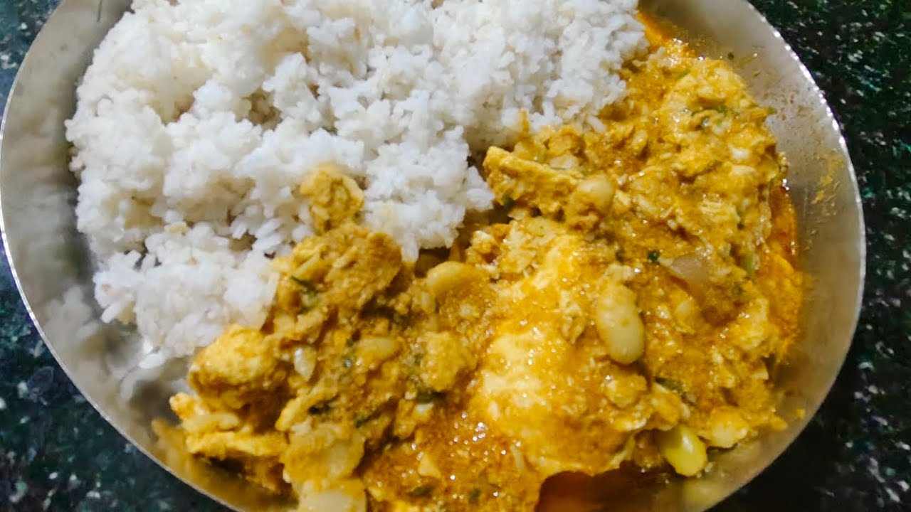 ಹಿತಿಕಿದ ಅವರೆಕಾಳು ಮೊಟ್ಟೆ ಸಾಂಬಾರ್ | hitikikida avarekaalu egg sambar | lima beans sambar |
