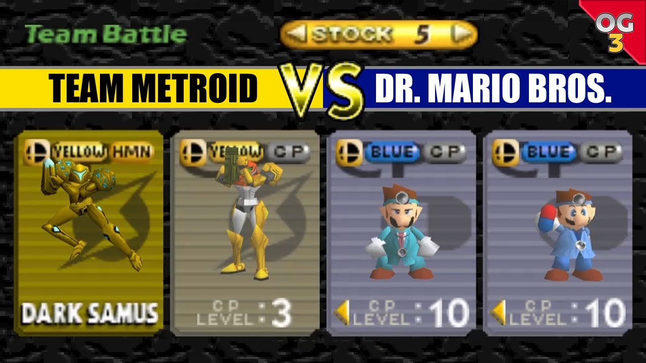 Smash Remix: Team Metroid VS Dr. Mario Bros.
