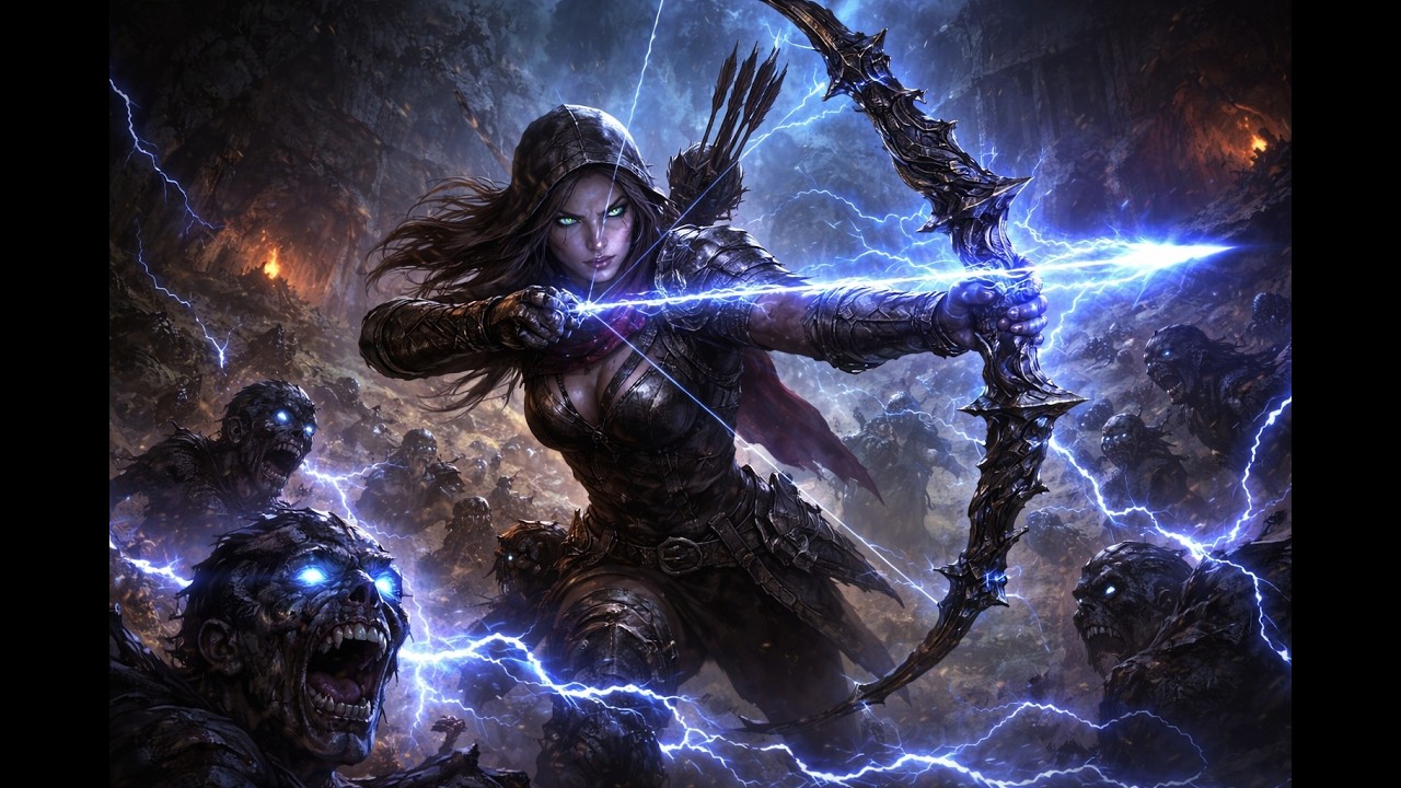 Hướng Dẫn Leveling Lightning Arrow Deadeye Path of Exile 3.27