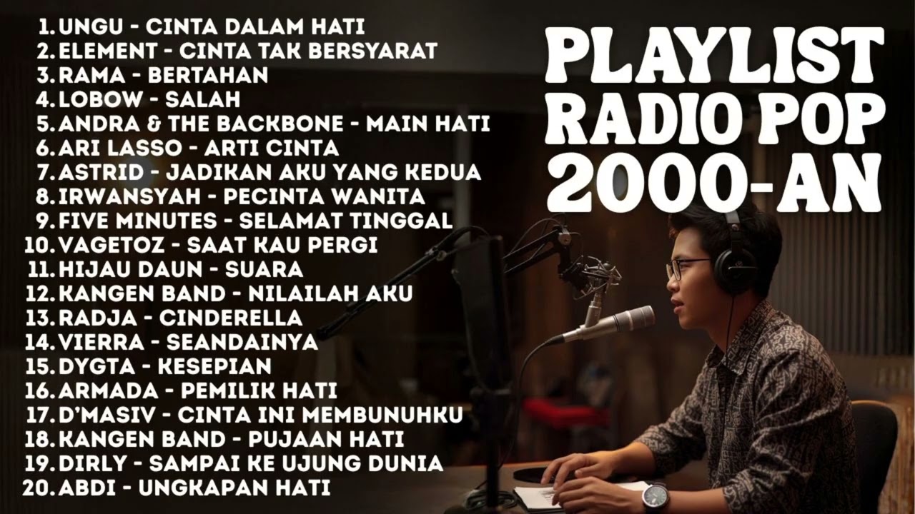 LAGU POP 2000an | PLAYLIST LAGU NOSTALGIA MASA MUDA | AKUSTIK CAFE | BALIKIN MOOD KERJA
