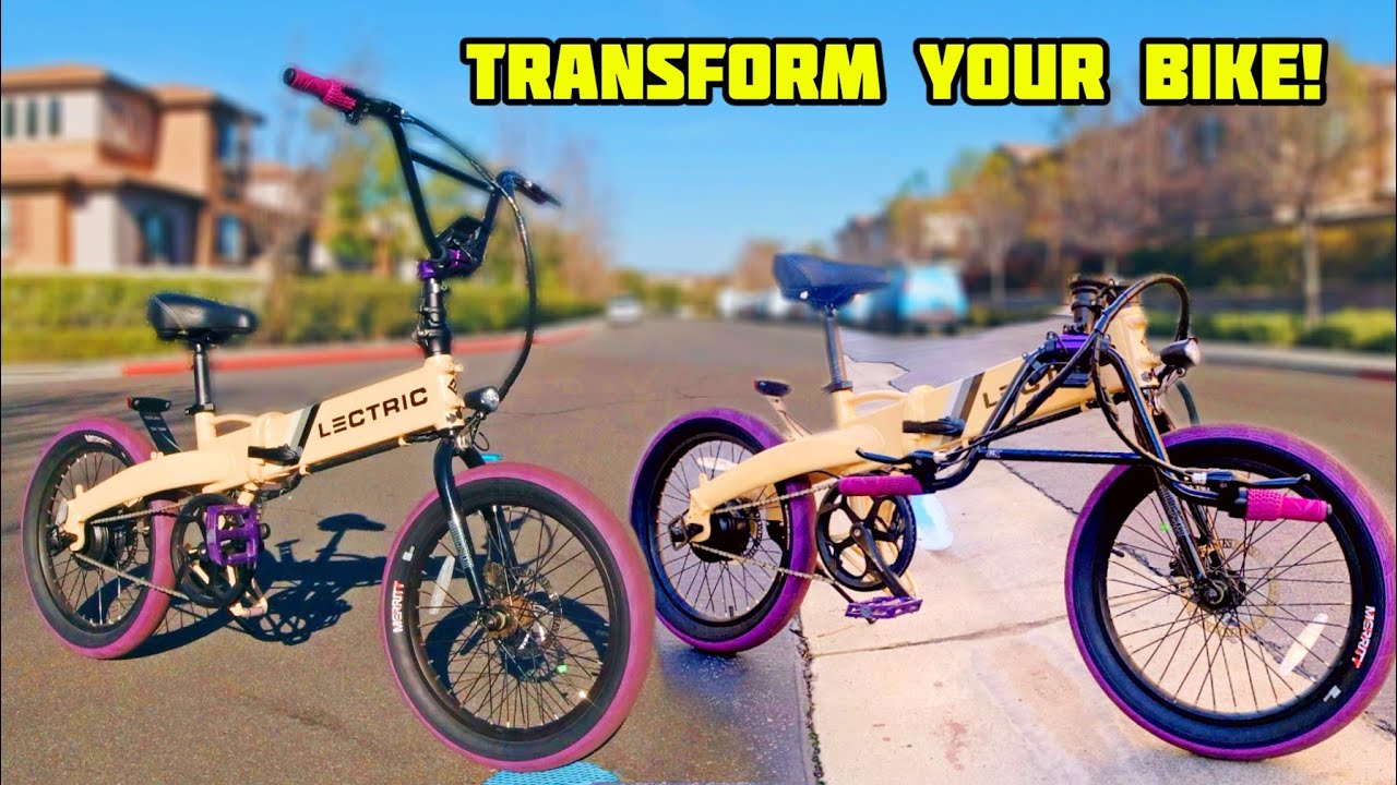 PIMP MY BIKE! How I fold my BMX handlebars on my Lectric XP