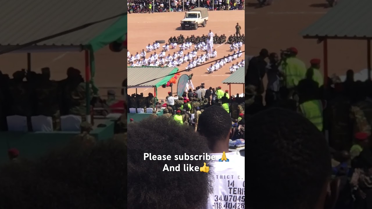 Zambia army pass out performance 🎭