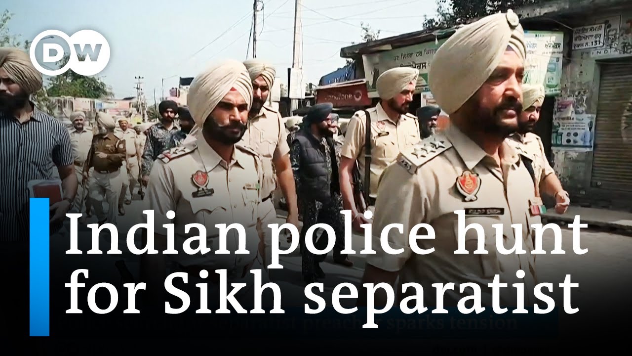 India: Police search for separatist preacher sparks tension | DW News