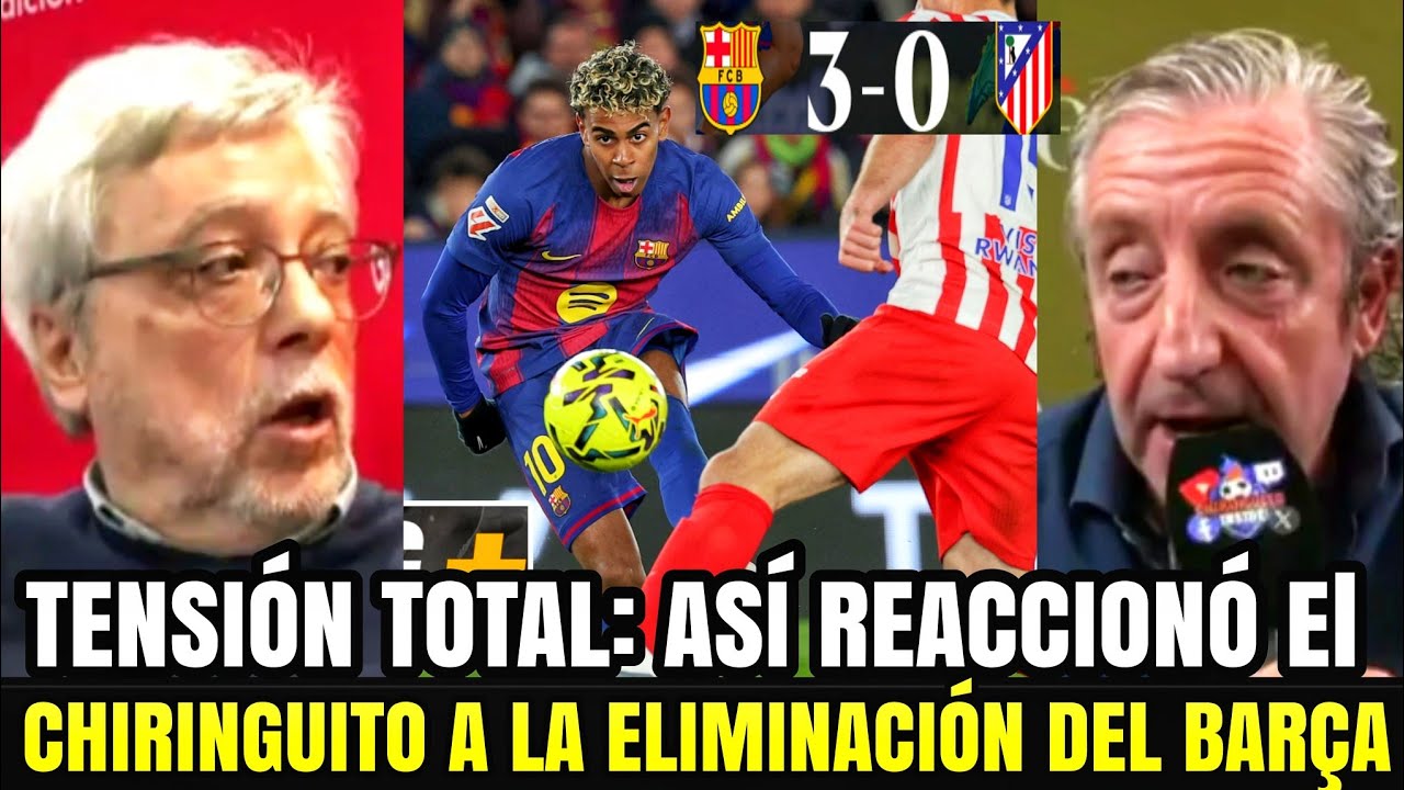 🔥REACCIÓN El Chiringuito A LA ELIMINACIÓN DEL BARCELONA EN LA COPA DEL REY