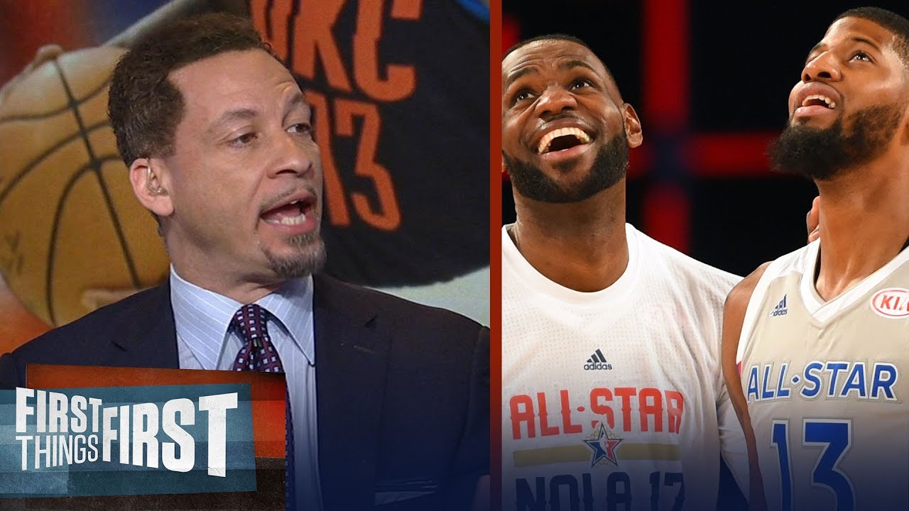 Chris Broussard on what PG13's contract opt out means for LeBron, Lakers | NBA | FIRST THINGS FIRST