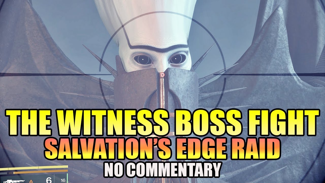 Salvation's Edge Raid: THE WITNESS BOSS FIGHT! (No Commentary) - Destiny 2 The Final Shape