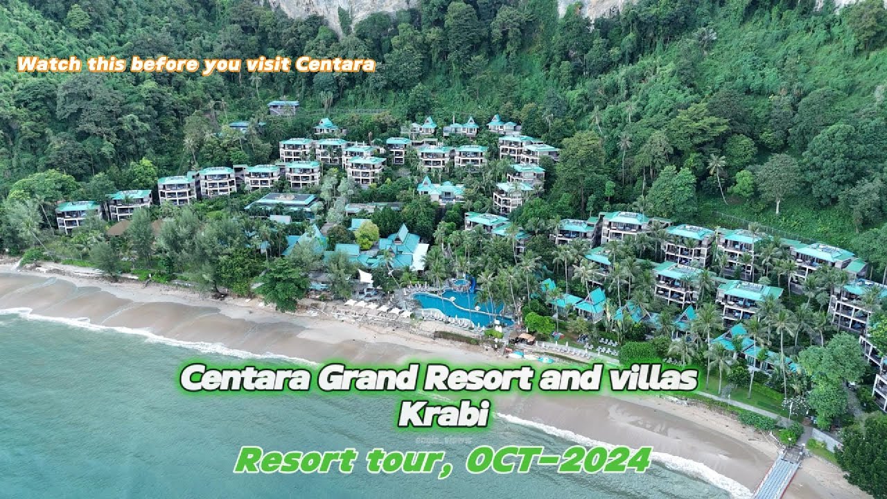 Detailed tour of Centara Grand resort and villas, Krabi. English