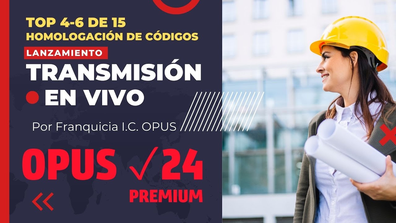 lanzamiento OPUS 2024 PREMIUM | Homologar claves de insumos