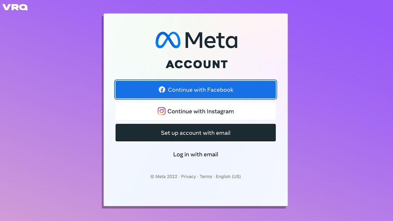 How to Setup a Meta Account & Remove Facebook on Oculus Quest 2