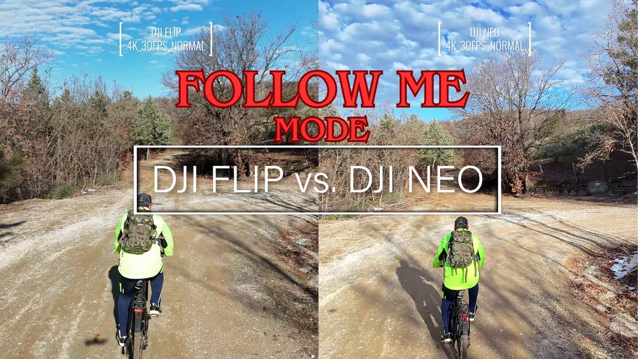 🚴 DJI Flip vs. DJI Neo Follow Me Mode Showdown! 🚴