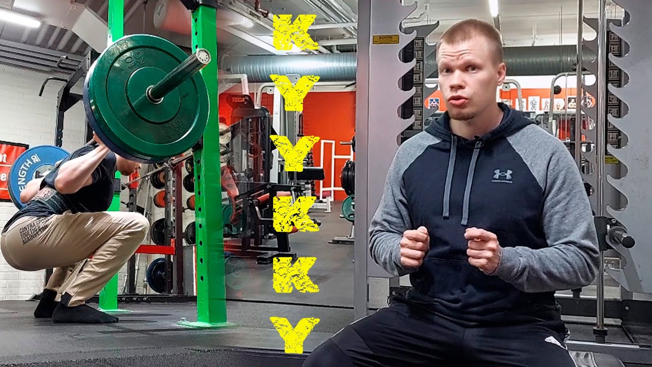 Oikeaoppinen selän asento kyykätessä