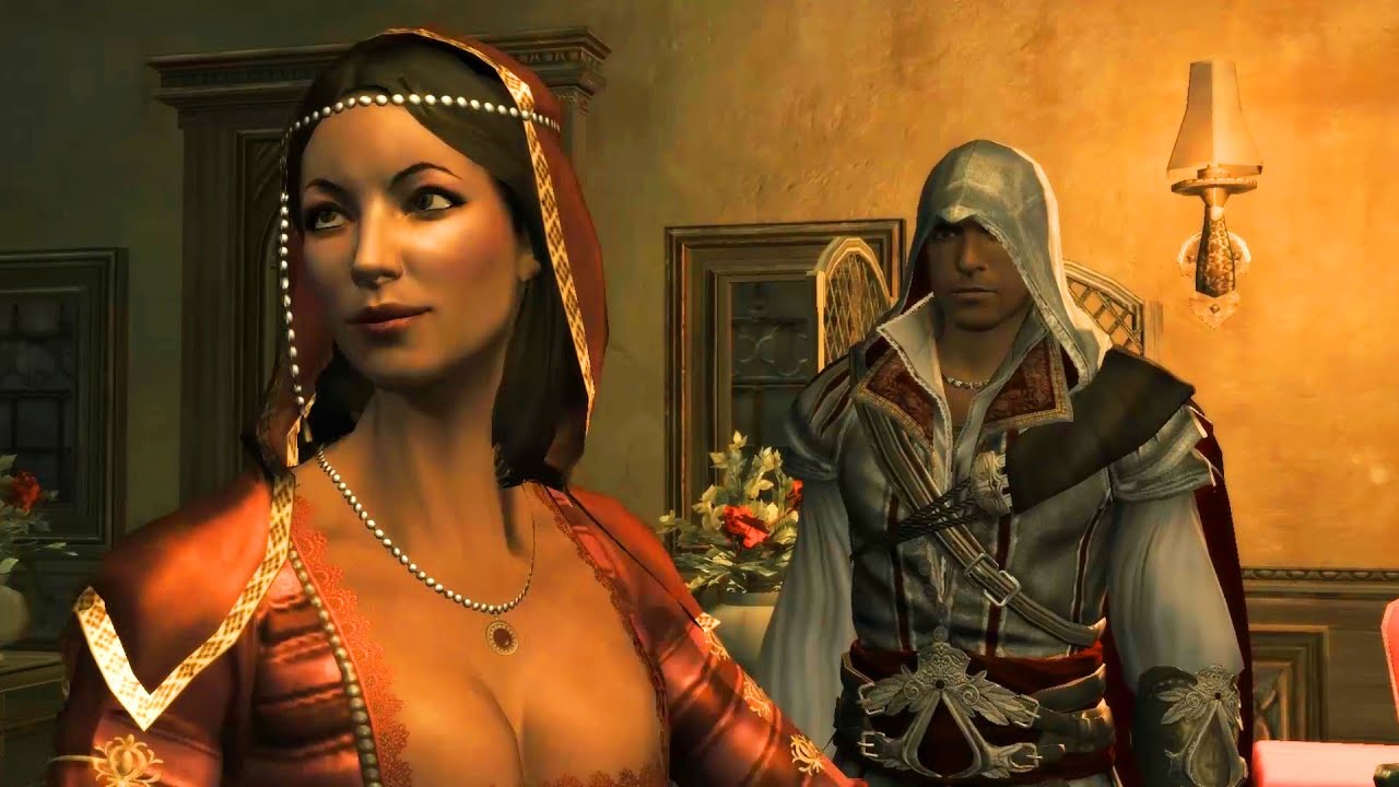 Ezio and Paola: Full Story of Pretty Florentine Courtesan (Assassin's Creed 2)