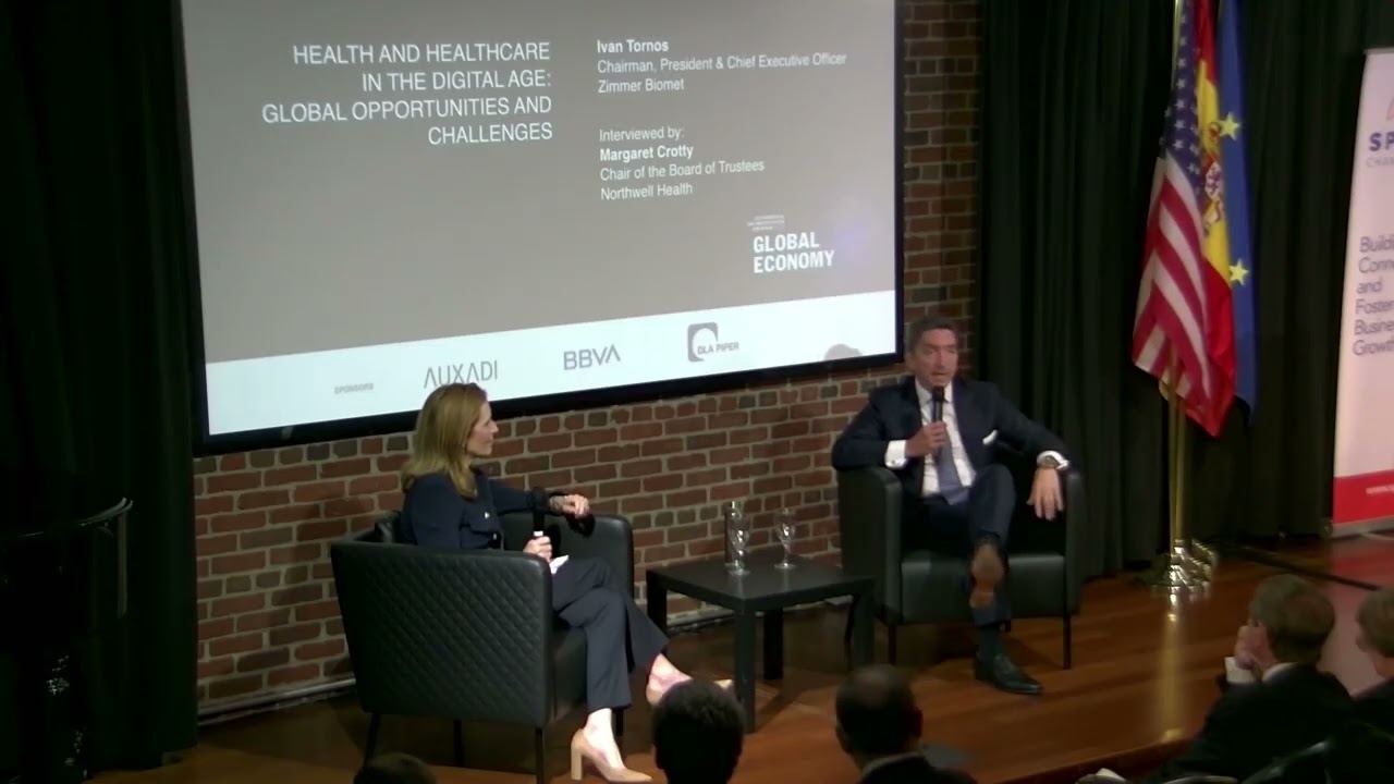 Iv&aacute;n Tornos (Zimmer Biomet) on Innovation and Global Healthcare | 2025 Global Economy Forum