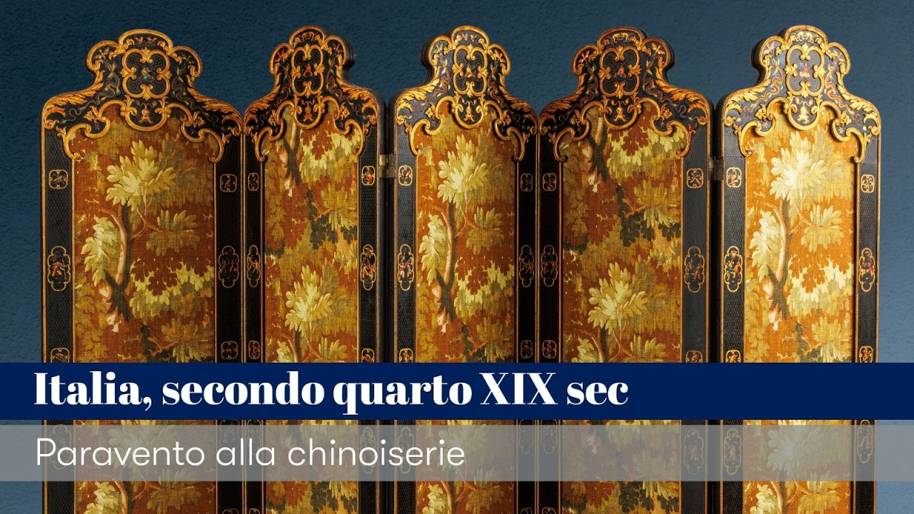 Paravento alla chinoiserie