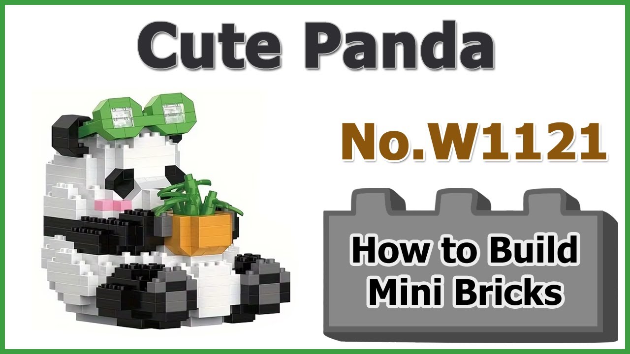 How to Build Mini Blocks Panda W1121 Review Instructions Specifications
