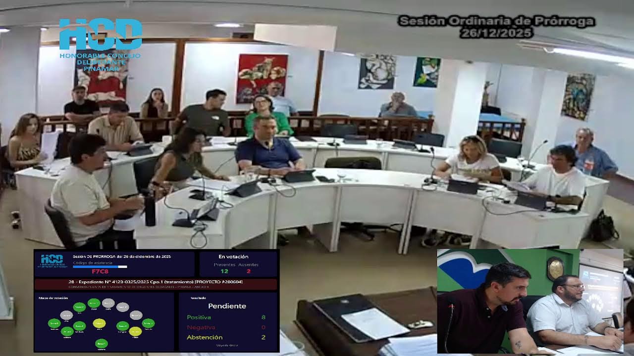 Sesión de Prórroga 26/12/2025