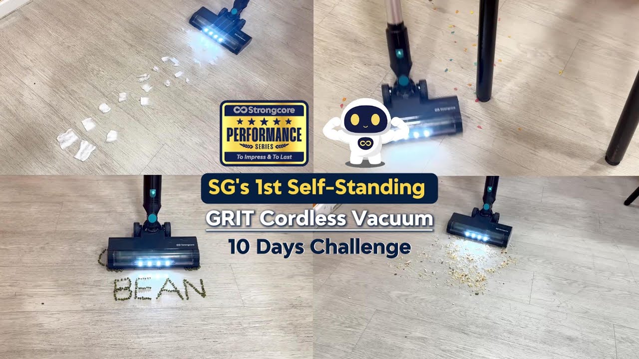 10 Days Strongcore Challenge (GRIT Cordless Vacuum With Auto Dust Sensing)
