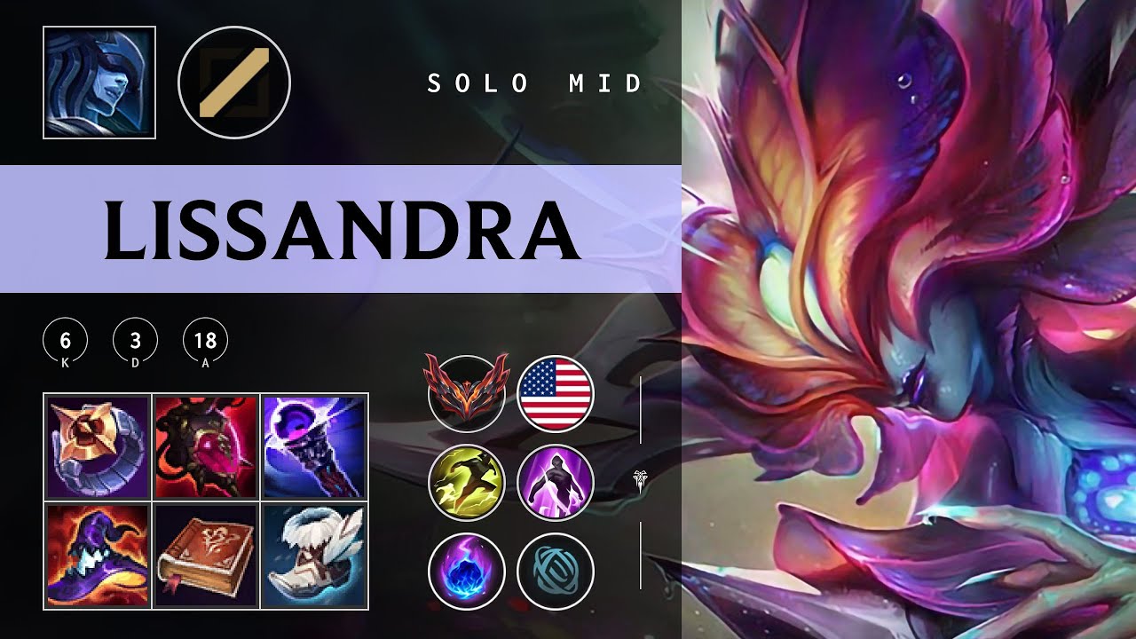 Lissandra Mid vs Yone - NA Grandmaster Patch 25.24