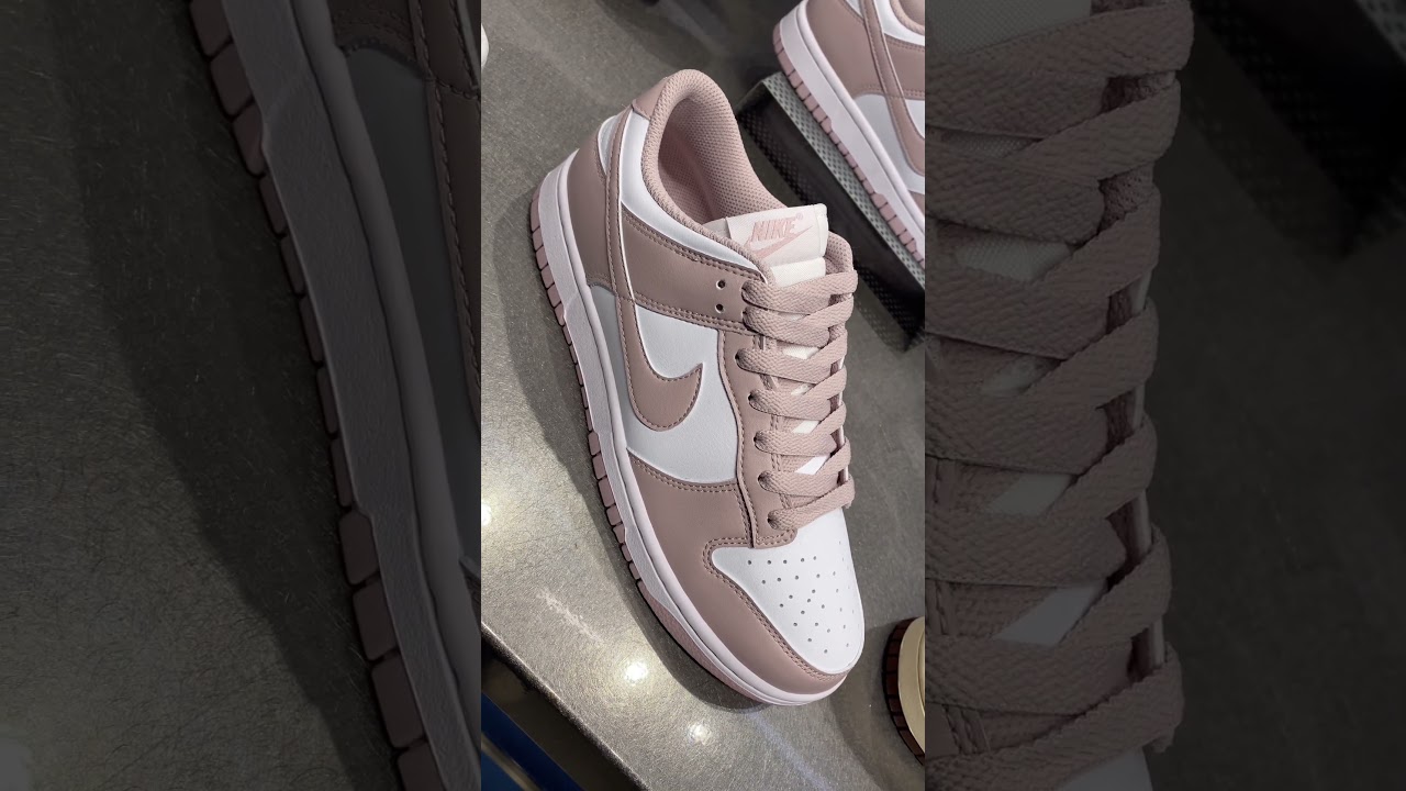 Nike Dunk Low (White/ White/ Particle Rose)