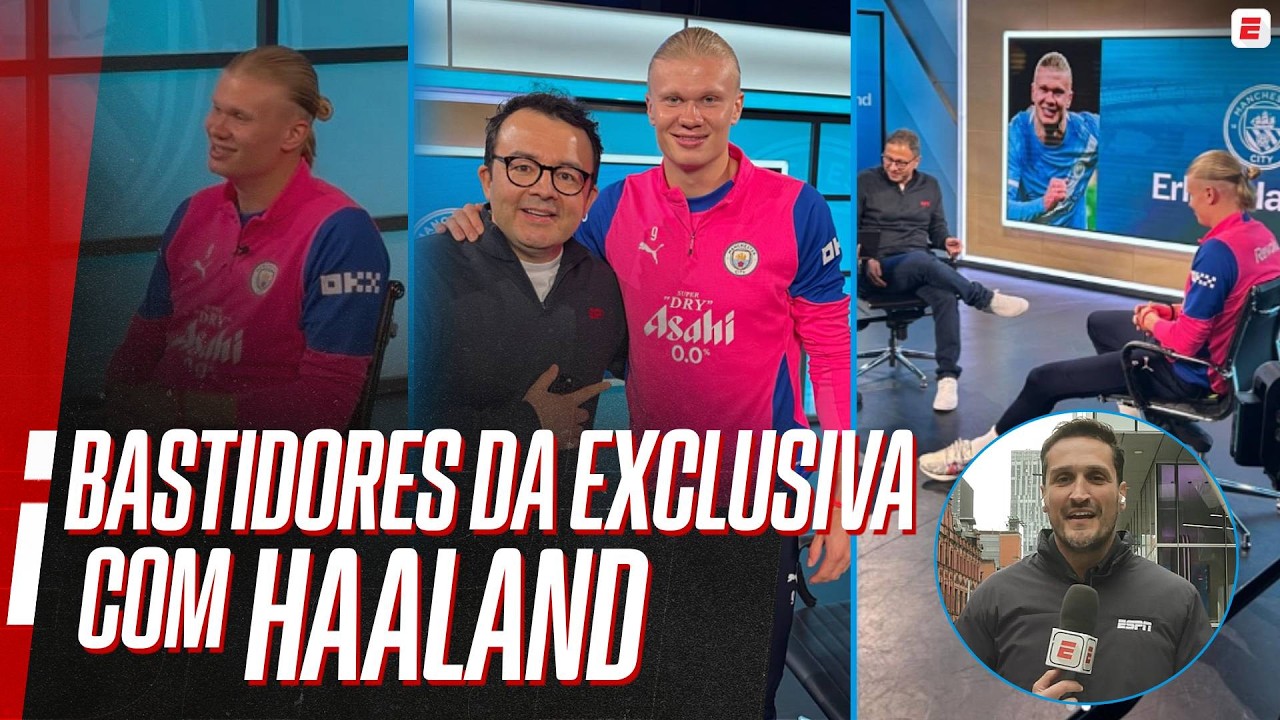 HAALAND EXCLUSIVO! BASTIDORES DA ENTREVISTA COM O CRAQUE DO MANCHESTER CITY