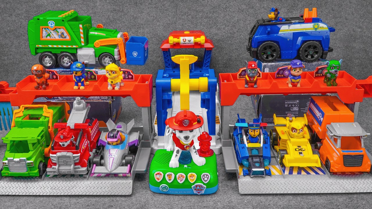 Paw Patrol MEGA Fleet Unboxing! 🐾🚓 Which Truck Is The Coolest? | Paw Patrol Unboxing ASMR #pawpatrol