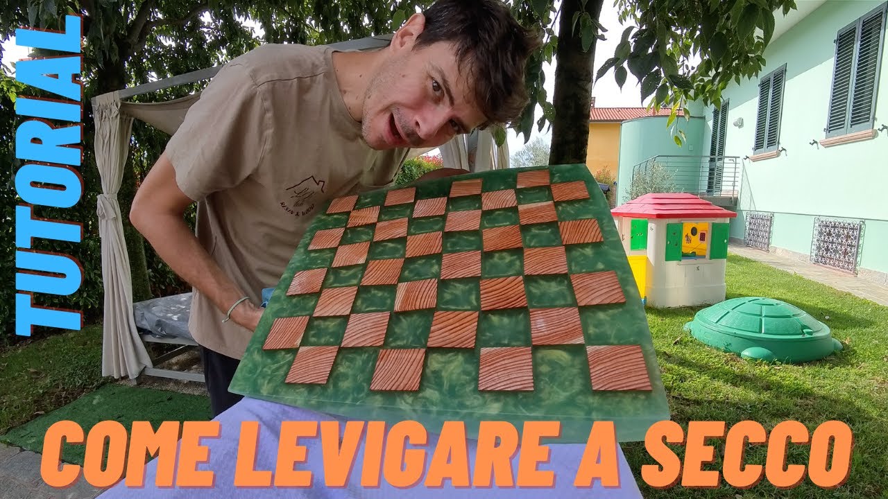 TUTORIAL - COME LEVIGARE A SECCO LEGNO E RESINA - LN lab