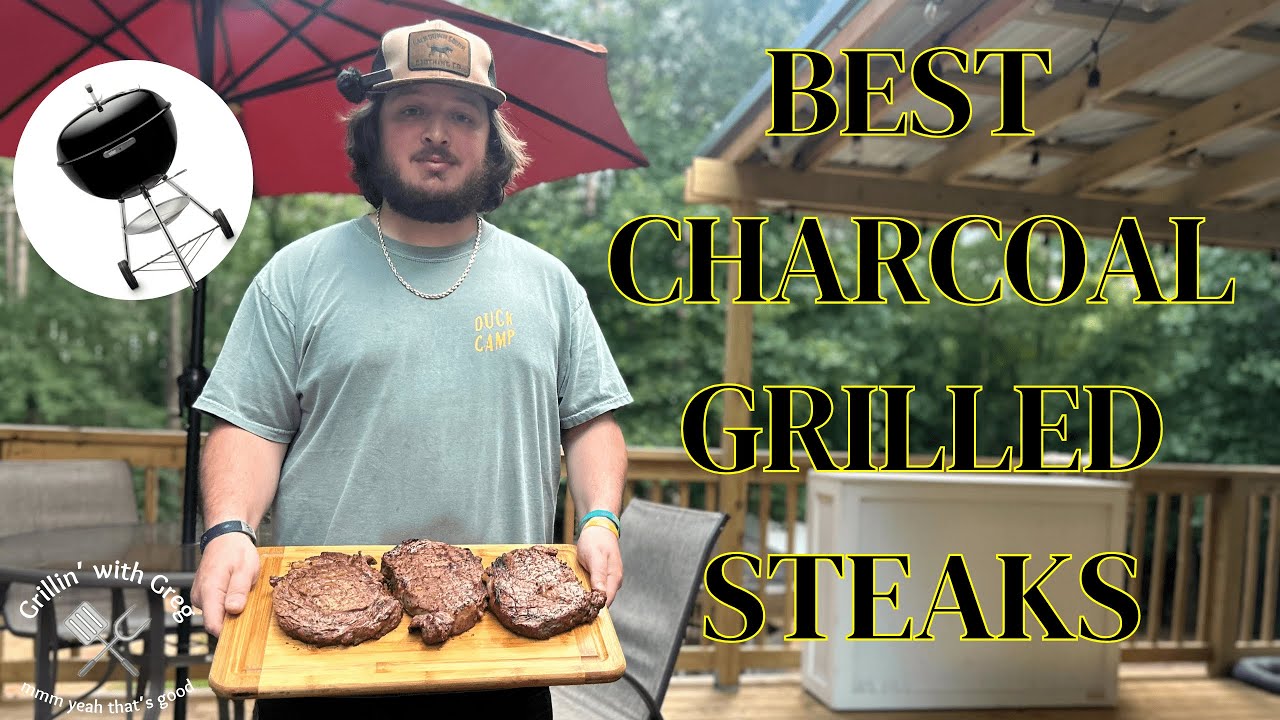 BEST way to make STEAK on a CHARCOAL GRILL!!!