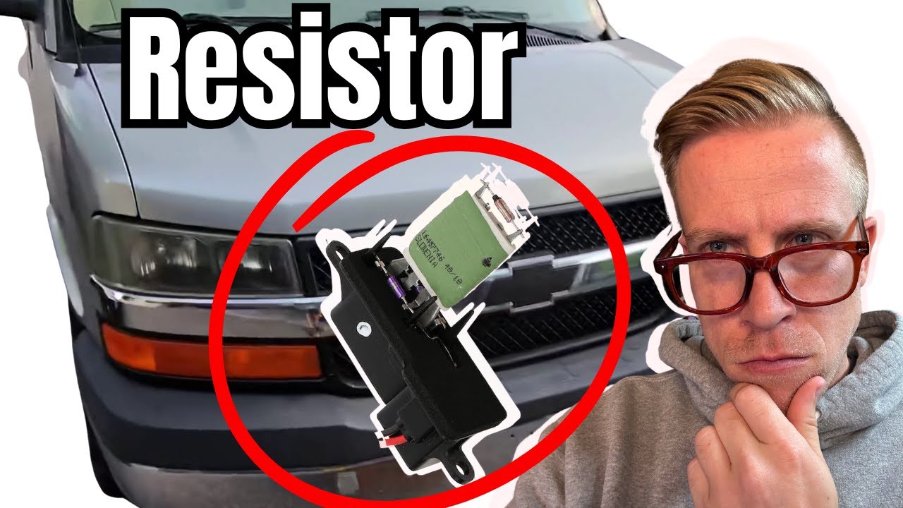 Как заменить резистор электродвигателя вентилятора Chevy Express