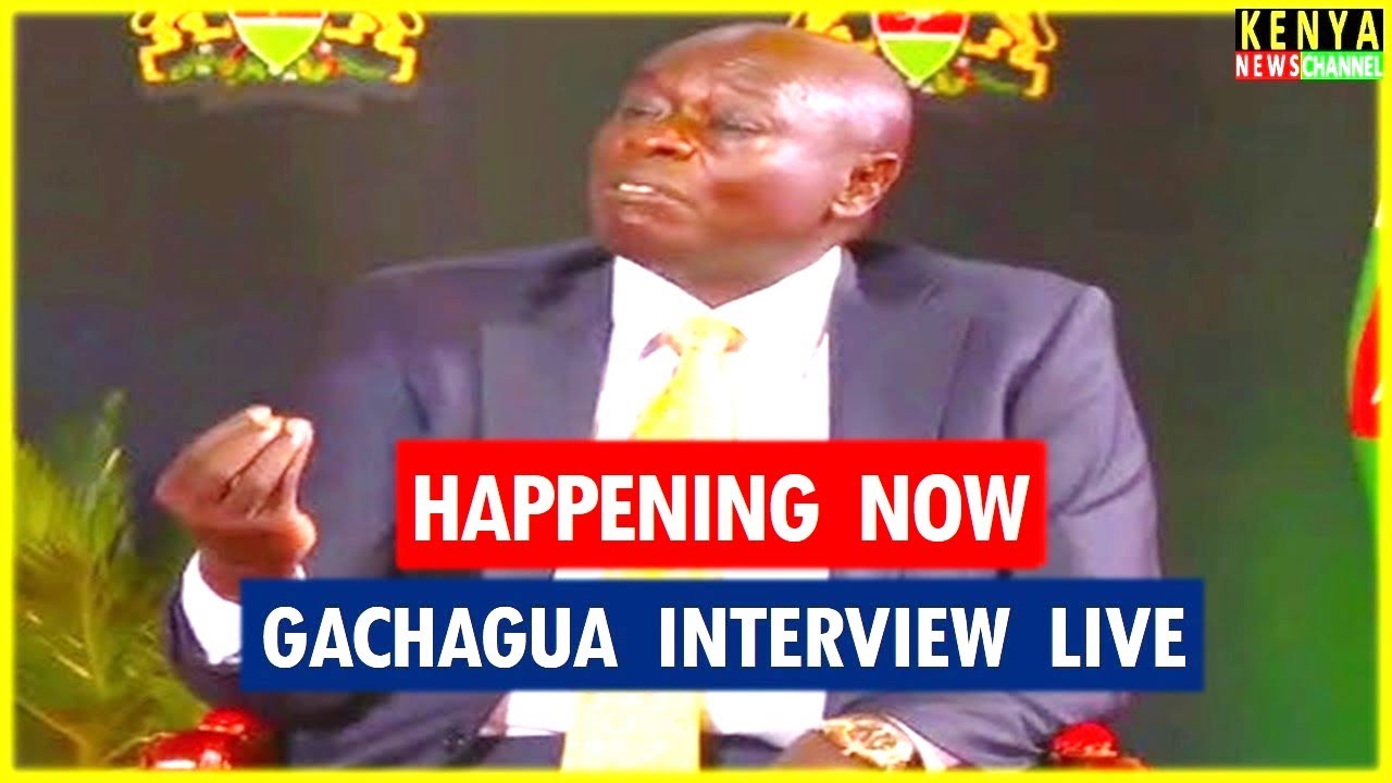 LIVE - Rigathi Gachagua Big Interview after trading insults with President Ruto