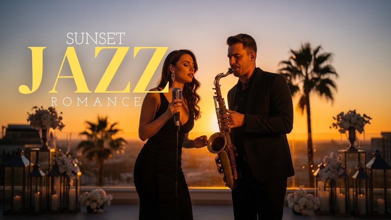 Golden Hour Romantic Jazz Duets 🌅 Warm Male & Female Vocals for Sunset Moments