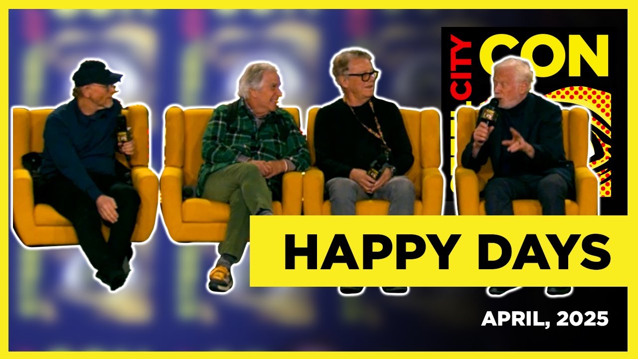 Happy Days (Ron Howard, Henry Winkler, Anson Williams, Don Most) - Steel City Con - April 2025 Panel