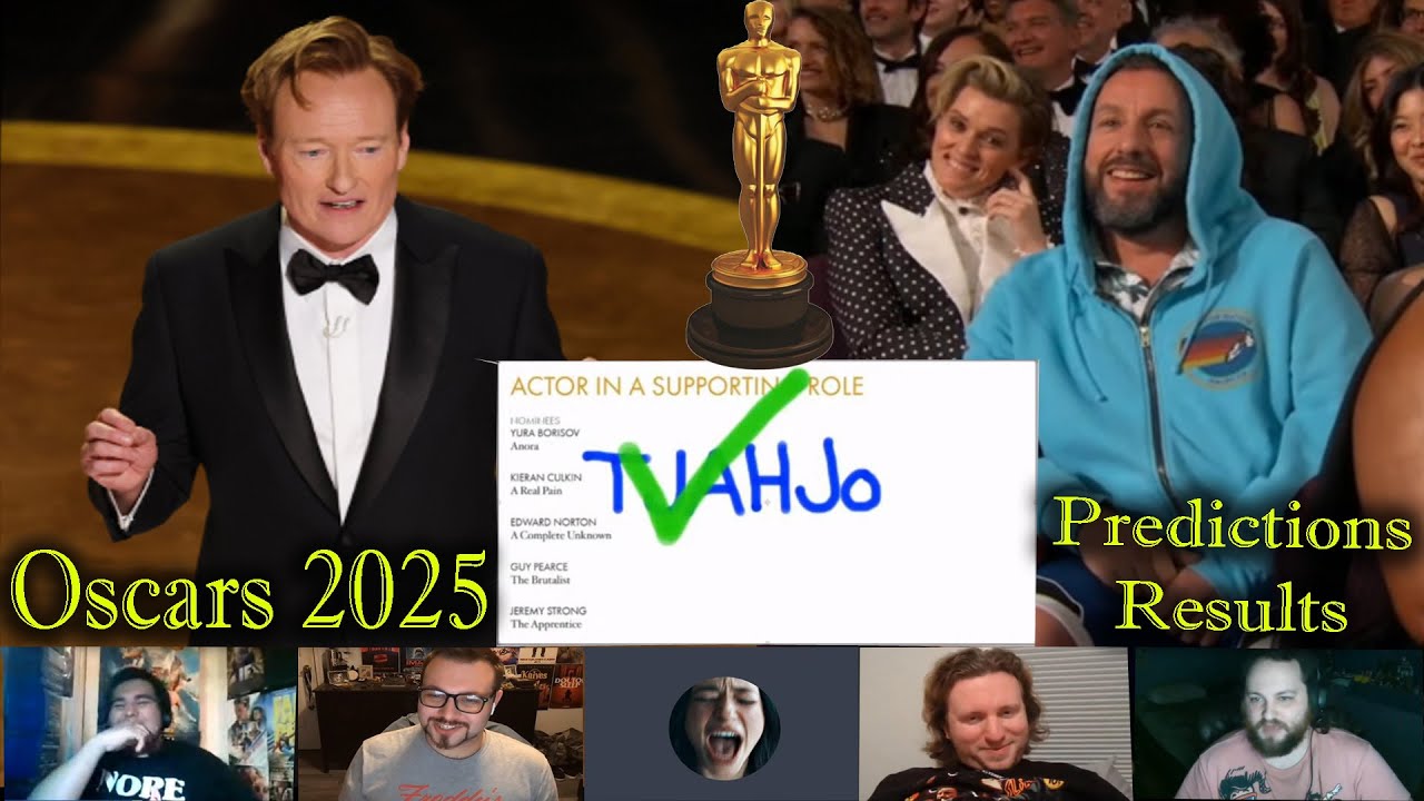 2025 Academy Awards Predictions Results w/ Jackson Fulcher, Andrew Hays, Henry Ewing, & Jordan Far..