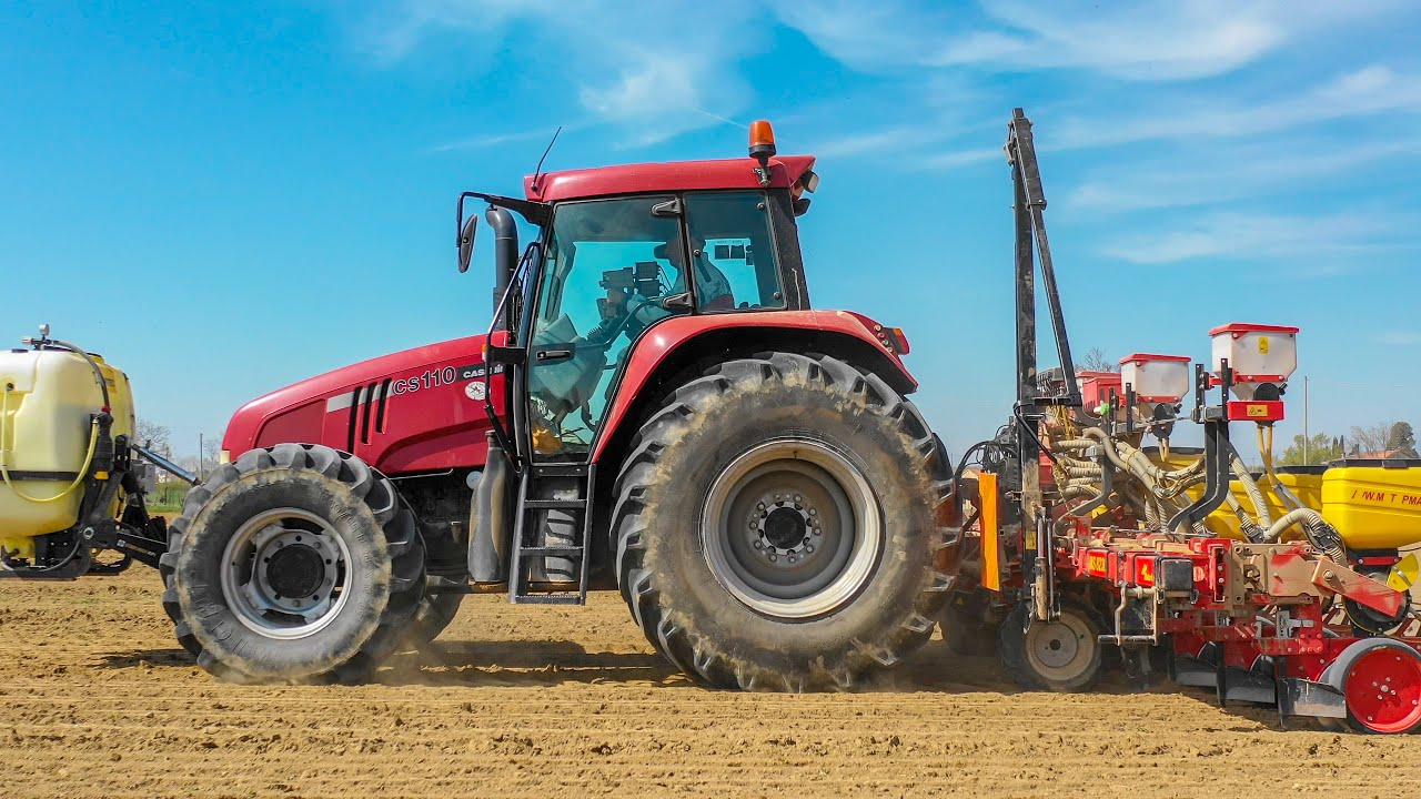 Case IH CS110 + Seminatrice MaterMacc | Semina Mais