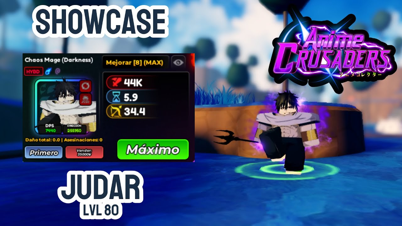 Judar Nivel 80 | Showcase en Español del Mago Oscuro #animecrusaders