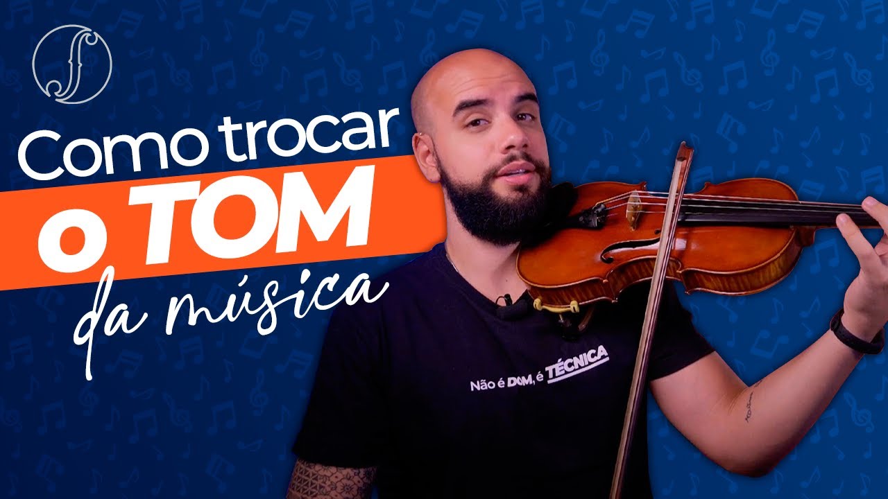 Como mudar o TOM de QUALQUER música no violino 🎵