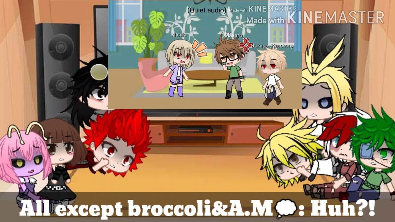 MHA/BNHA reacts to Bakugo singing