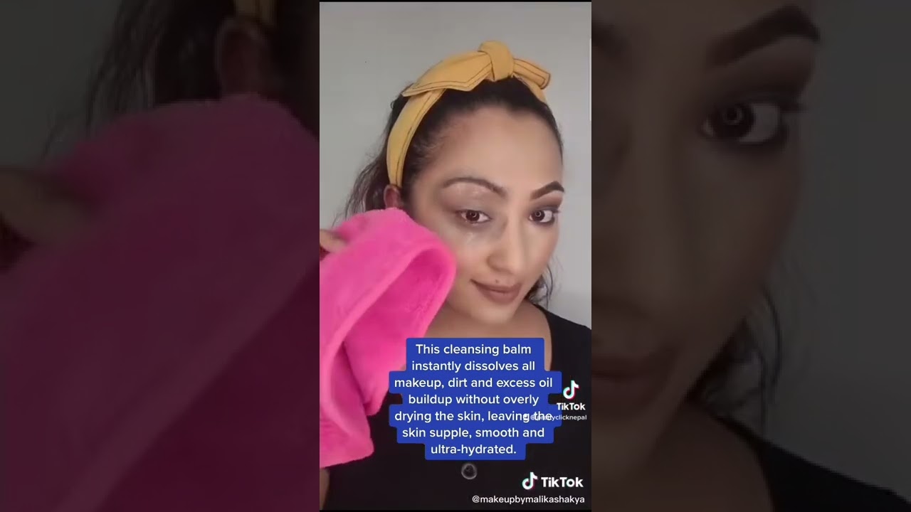 Malika Reviewing our Dermae Universal Cleansing Balm