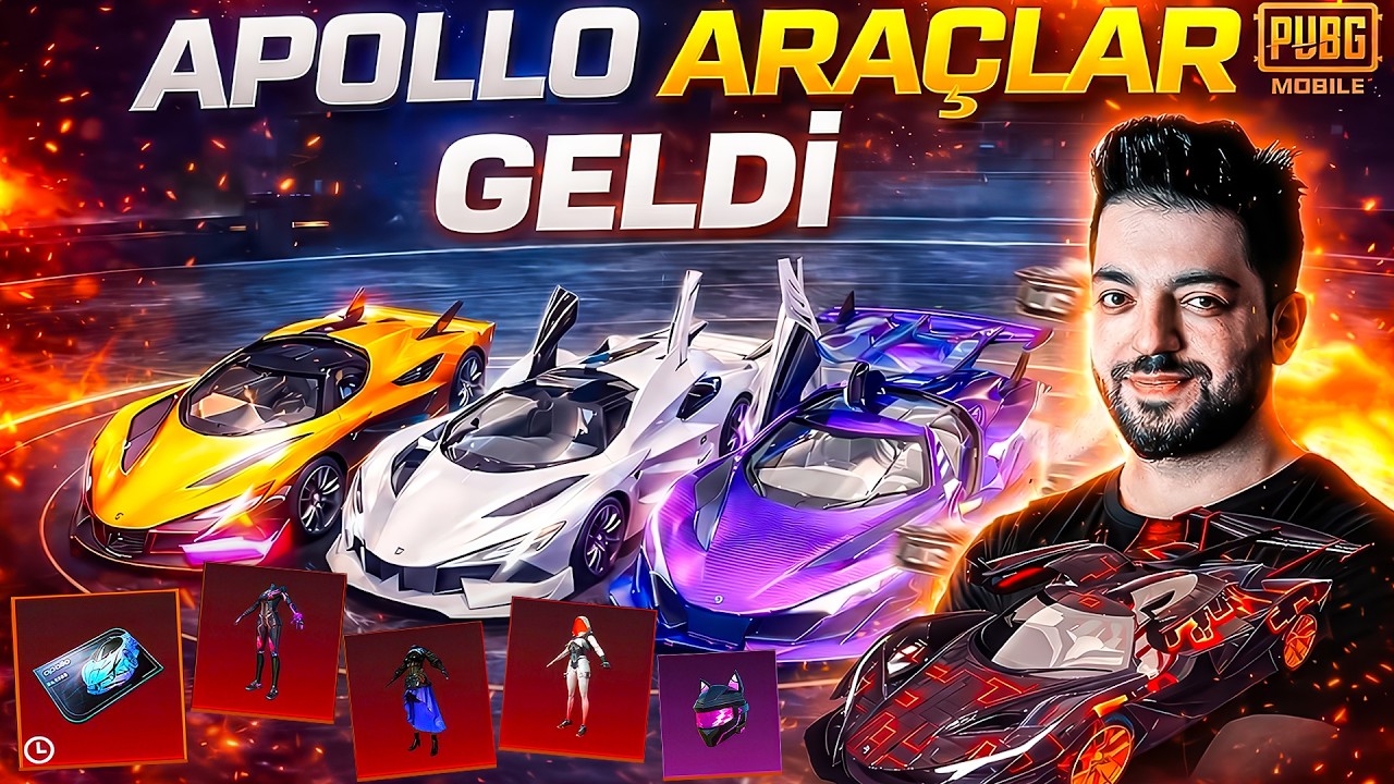 YENİ APOLLO ARAÇLAR GELDİ !! 7K UC YE ARAÇ ALDIM !! EFSANE ARAÇLAR İLE FURY CAR FIGHT PUBG Mobile