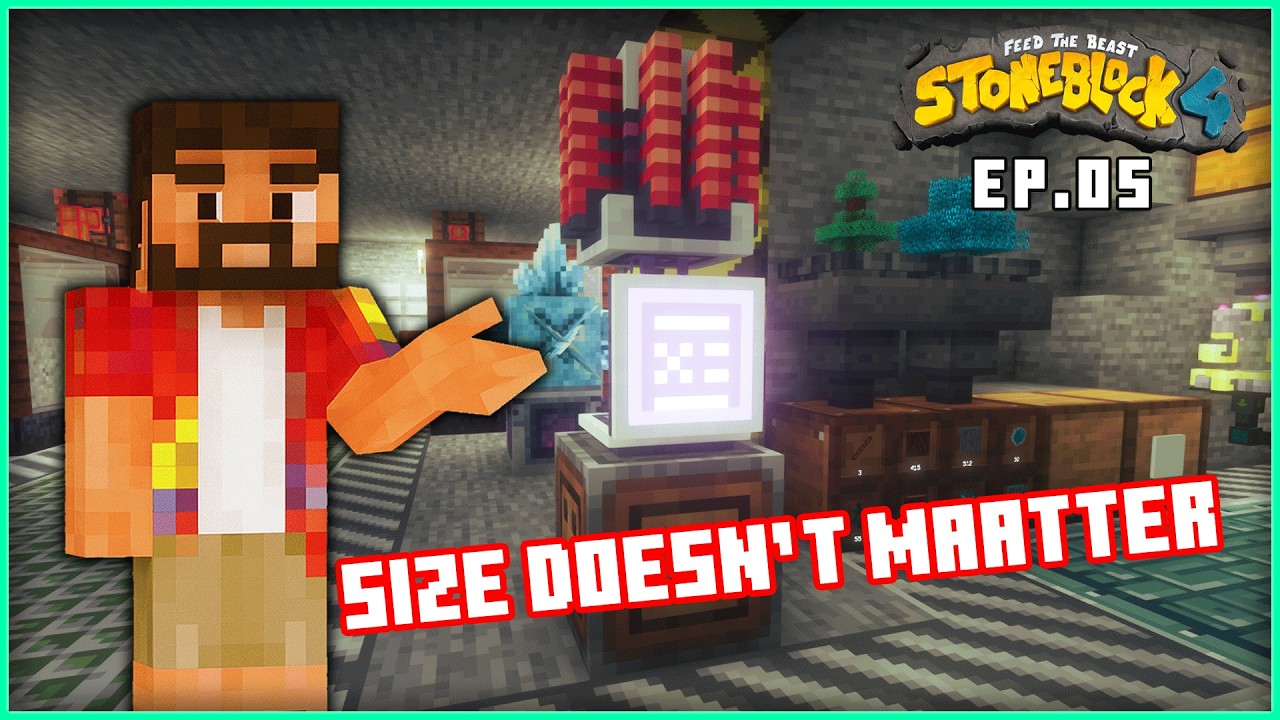 StoneBlock 4 Ep.5 - The BEST storage system EVER